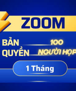 Zoom 100 người họp - Gói 1 Tháng