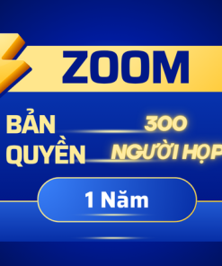 Zoom 300 người họp – Gói 1 Năm