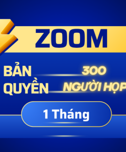 Zoom 300 người họp – Gói 1 Tháng