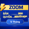 Zoom 300 người họp – Gói 5 Tháng