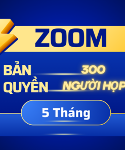 Zoom 300 người họp – Gói 5 Tháng