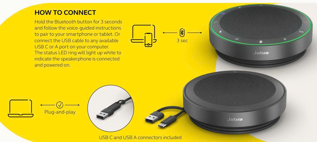 Loa hội nghị Jabra Speak2 75 Ms ( Kèm mic ) - Loa/Mic họp