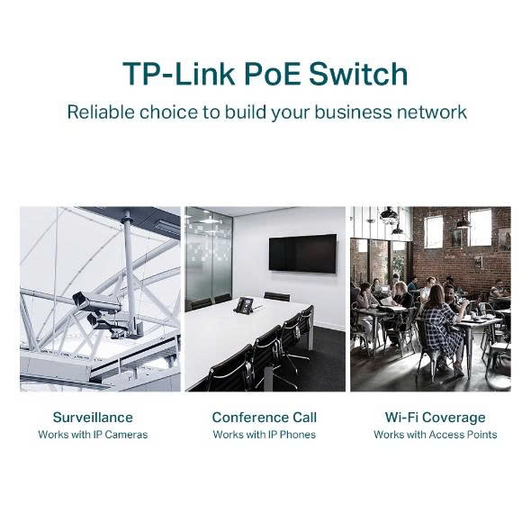 Bộ chuyển mạch TP-Link TL-SG1428PE Easy Smart Switch Gigabit 28 cổng (với 24 cổng PoE+)