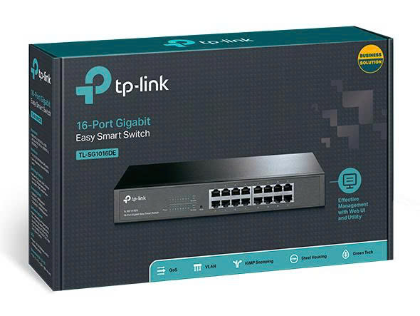 Thiết bị chuyển mạch TP-Link TL-SG1016DE Easy Smart Switch 16 cổng Gigabit