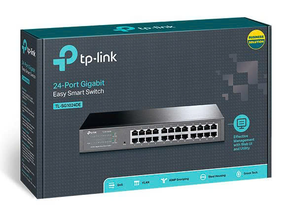 Thiết bị chuyển mạch TP-Link TL-SG1024DE Easy Smart Switch 24 cổng Gigabit