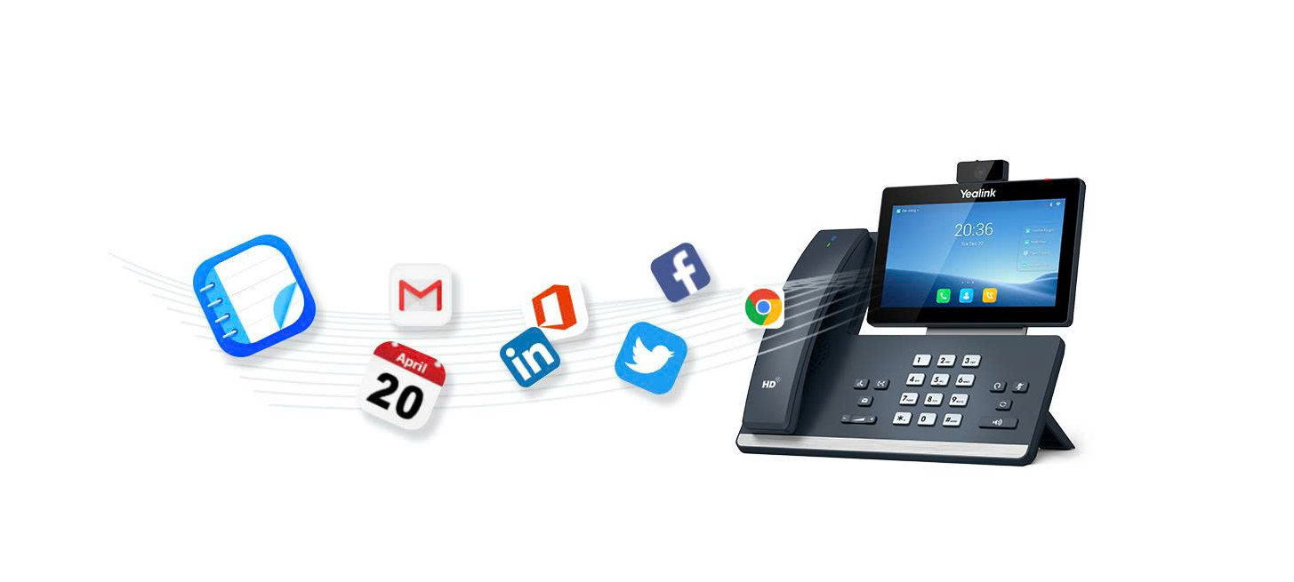 Điện Thoại IP Yealink SIP-T85W Thiết Bị Cao Cấp Với Wi-Fi 6 và Công Nghệ AI Khử Ồn