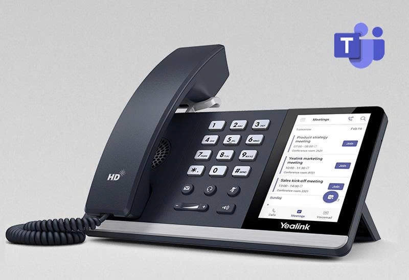 Điện thoại IP Yealink SIP-T55A MS Teams là một thiết bị đầu cuối thông minh