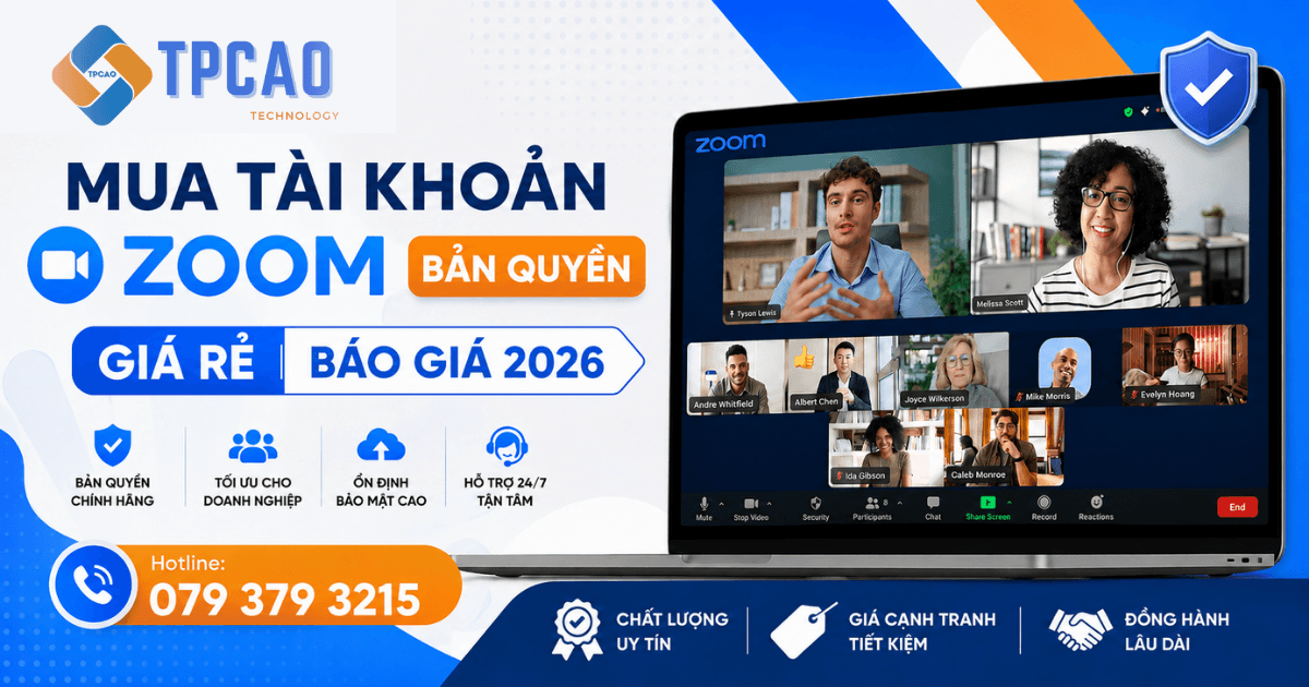 Mua tài khoản Zoom bản quyền giá rẻ